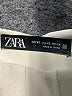Zara Solid Ivory Casual Pants Size XS - photo 7