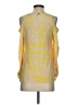 Hunter Dixon Animal Print Yellow Tank Top Size 2 - photo 2