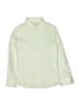 Zara Kids Solid Green Long Sleeve Button-Down Shirt Size 9 - photo 1