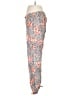 Boston Proper Print Gray Pink Casual Pants Size 10 - photo 5