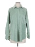 Zara Green Long Sleeve Button-Down Shirt Size S - photo 1