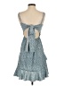 Shein 100% Polyester Hearts Blue Casual Dress Size 2 - photo 2