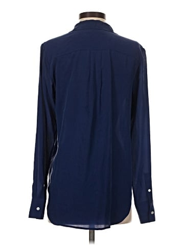 Everlane Long Sleeve Silk Top (view 2)