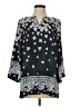 Bob Mackie 100% Polyester Black 3/4 Sleeve Blouse Size S - photo 1