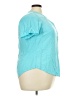 Torrid 100% Rayon Teal Short Sleeve Blouse Size 2X Plus (2) - photo 4