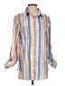 Unbranded Stripes Orange Long Sleeve Blouse Size S - photo 1