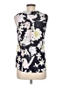 Tahari by ASL 100% Polyester Black Sleeveless Blouse Size 8 - photo 2