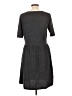 Gap Solid Gray Casual Dress Size L - photo 2
