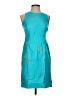 Talbots Teal Blue Cocktail Dress Size 2 - photo 1