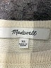 Madewell Ivory Sweater Vest Size XS - photo 7