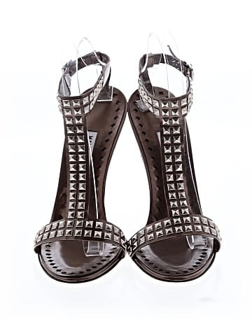 Manolo Blahnik Studded Heels (view 2)