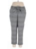 Worthington Plaid Gray Casual Pants Size 14 - photo 1