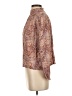 Hinge 100% Viscose Brown Long Sleeve Blouse Size S - photo 5