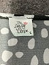 The ZigZag Stripe Polka Dots Black 3/4 Sleeve Blouse Size L - photo 7