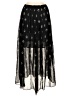 Club Monaco 100% Polyester Graphic Black Casual Skirt Size 2 - photo 2