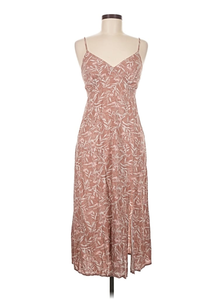 Pre-owned Final Touch Casual Dress In Brown
