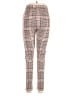 Free People Plaid Brown Casual Pants Size 6 - photo 2