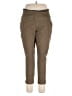 Women With Control Solid Brown Khakis Size XL - photo 1