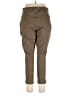 Women With Control Solid Brown Khakis Size XL - photo 2