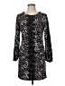 Xhilaration Animal Print Black Cocktail Dress Size M - photo 1