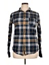 1901 100% Cotton Plaid Blue Long Sleeve Button-Down Shirt Size XL - photo 1