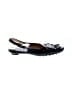 Tod's Black Leather Flats Size 7 1/2 - photo 1