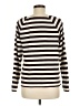 Ann Taylor LOFT 100% Cotton Stripes Ivory Pullover Sweater Size M - photo 2