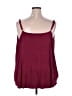Lane Bryant 100% Polyester Burgundy Tank Top Size 26 - photo 2