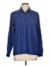 MICHAEL Michael Kors 100% Polyester Polka Dots Blue Long Sleeve Blouse Size M - photo 1