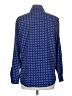 MICHAEL Michael Kors 100% Polyester Polka Dots Blue Long Sleeve Blouse Size M - photo 2
