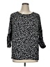 Apt. 9 Black 3/4 Sleeve Blouse Size XL - photo 1