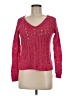 Abercrombie & Fitch Hearts Pink Pullover Sweater Size M - photo 1