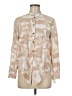 True Religion 100% Rayon Camo Tan Long Sleeve Blouse Size M - photo 1