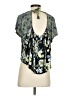 Free People Black Short Sleeve Blouse Size XS - photo 2