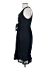 BCBGMAXAZRIA Solid Blue Casual Dress Size S - photo 5