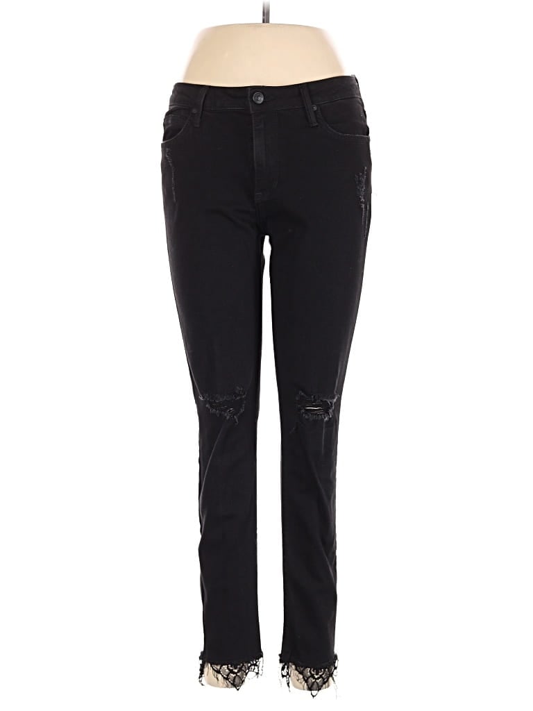 Pre-owned Just Black Jeans In Black