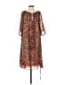 Zara Basic Paisley Brown Casual Dress Size S - photo 1