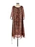 Zara Basic Paisley Brown Casual Dress Size S - photo 2