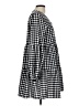 Unbranded 100% Dacron Checkered-gingham Black Casual Dress Size L - photo 4