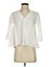 Do & Be 100% Cotton Ivory 3/4 Sleeve Blouse Size XS - photo 1