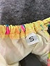 Unbranded Print Yellow Swimsuit Top Size S - photo 3