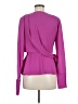 Atlein Collective 100% Polyester Purple Long Sleeve Blouse Size 6 - photo 2