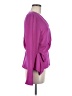 Atlein Collective 100% Polyester Purple Long Sleeve Blouse Size 6 - photo 4