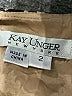 Kay Unger 100% Polyester Animal Print Brown Cocktail Dress Size 2 - photo 7