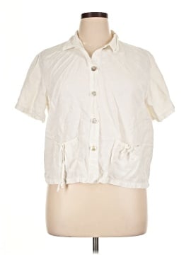 Hot Cotton By Marc Ware Short Sleeve Button Down Shirt