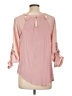 Michel 100% Polyester Pink 3/4 Sleeve Blouse Size L - photo 2