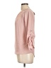 Michel 100% Polyester Pink 3/4 Sleeve Blouse Size L - photo 5