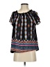 Assorted Brands Black Short Sleeve Blouse Size S - photo 1