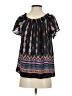 Assorted Brands Black Short Sleeve Blouse Size S - photo 2