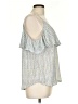 Apt. 9 100% Polyester Silver Sleeveless Blouse Size L - photo 4